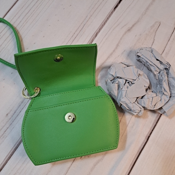 3 FOR 12 SALE Steve Madden BJEMMA Card Case Wallet - Green Flare - Picture 4 of 13